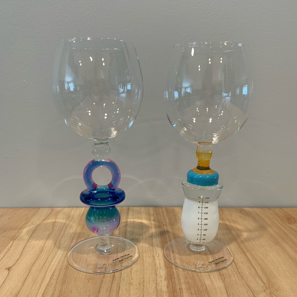 baby bottle wine glass